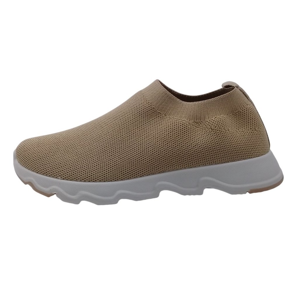 Tommy Bahama Women's NEW Slip On Textile Comfort Tan Sneakers Memory Foam - Picture 8 of 11